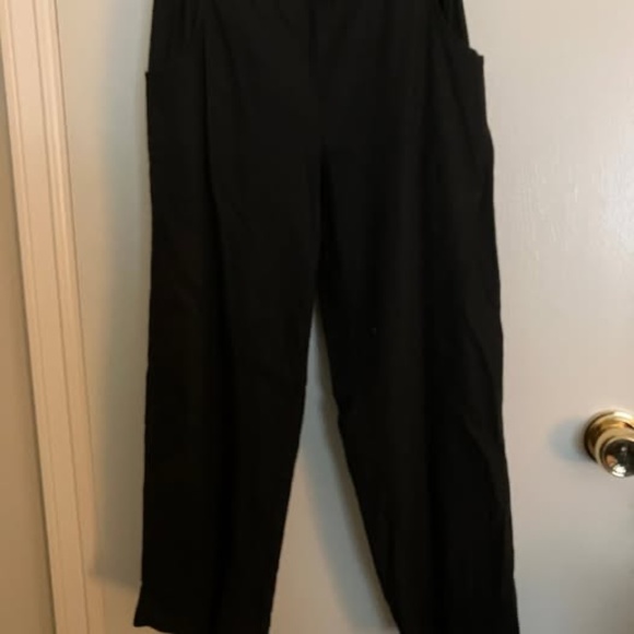 Smoking Lily Elsbeth Pants - Black, Large. Linen and rayon - Picture 1 of 6